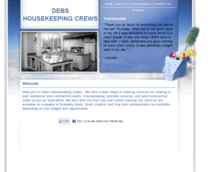debshkc.com: Debs Housekeeping Crews
Cleaning Service