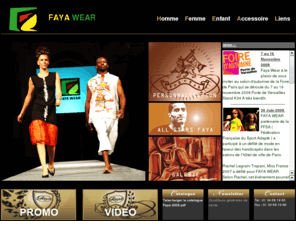 faya-wear.com: FAYA-WEAR
FAYA est une marque de vêtements streetwear. Les produits FAYA WEAR aux couleurs du reggae se déclinent en collection homme, femme, enfant. Le site FAYA-WEAR.COM vous présente sa gamme colorée et créative. FAYA WEAR travaille en collaboration avec différents artistes reggae roots, hip hop et dance hall. Les articles FAYA sont disponibles sur le stand FAYA WEAR aux puces de Clignancourt le samedi et dimanche.