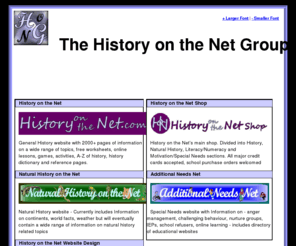 historyonthenetgroup.co.uk: History on the Net Group Main Page
Directory of the History on the Net Group of websites and online shops