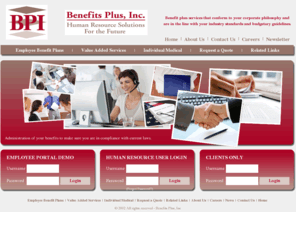 benefitsplus.com: BPI -  Benefits Plus, Inc.
Benefits Plus, Inc. - Employee Benefits for your company.