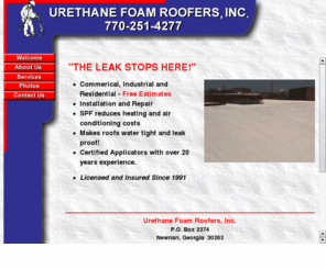 foam-roof.com: Urethane Foam Roofing, roof repairs
Spray-applied polyurethane and urethane foam systems for commercial roofing, residential insulation, packaging, marine flotation, taxidermy, specialty molding applications. We formulate and supply chemical systems and distribute foam application equipment nation-wide.