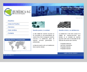 juridicaabogados.com: Juridica S.C.
Established in 2008 in Sucre Capital of Bolivia, JuriÃÂ­dica S.C. has been offering recognized bolivian companies high quality law assesment