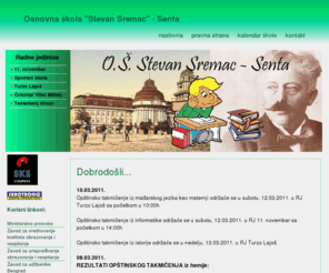 os-senta.edu.rs: OŠ "Stevan Sremac"
Elementary School