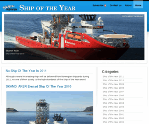shipoftheyear.info: Ship of the Year
Skipsrevyen´s Ship of the Year