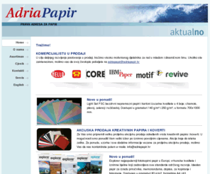 adriapapir.hr: Adria Papir - Croatia - Prava adresa za papir
