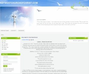 keywestchurchofchrist.com: Welcome to the Frontpage
Joomla! - the dynamic portal engine and content management system