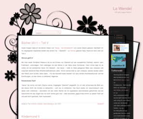 la-wendel.de: LA WENDEL - Hilft auch gegen Motten
Das Blog von Tine Wendel. Hier geht es um Leben, Gedanken - und vielleicht auch Motten. ;)