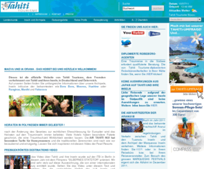 tahiti-tourisme.de: Willkommen auf Tahiti und ihren Inseln

Offiizielle website von Tahiti Tourisme Deutschland und Österreich