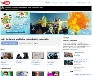 you-tube.com: YouTube
      - Broadcast Yourself.
YouTube is a place to discover, watch, upload and share videos.