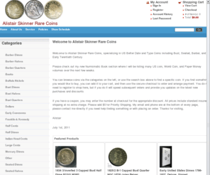 alistairskinner.com: Alistair Skinner Rare Coins Home Page
Alistair Skinner Rare Coins