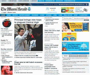 miamiherald.com: MiamiHerald.com - Miami & Ft. Lauderdale News, Weather, Dolphins & More
Miami-Dade and Broward's source for the latest breaking local news on sports, weather, business, jobs, real estate, shopping, health, travel, entertainment, & more.