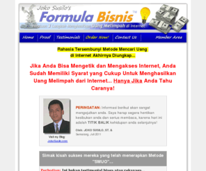 solusikeluarga.com: Bisnis Internet Paling Direkomendasikan: Formula 3 Langkah Memulai dan Membangun Bisnis Melalui Internet
Bisnis lewat Internet. Formula ini telah teruji menghasilkan 2 milyar bagi saya dalam bisnis internet, dan anda juga bisa melakukannya.