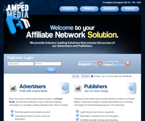 thefinancialaidguide.com: Amped Media | Your Affiliate Network Solution
Amped Media is a leading performance based CPA Affiliate Network aimed at offering a better solution for affiliate marketing Publishers and Advertisers.