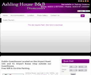 ashlinghouse.ie: Ashling House B&B Drumcondra - Dublin Guesthouse Accommodation
Ashling House was built in the 1930s, can boast a wonderful location in the leafy suburb of Drumcondra