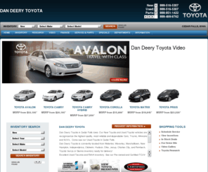 dandeerytoyota.com: Dan Deery Toyota | Toyota Dealer | Cedar Falls, Iowa
Visit the Official Site of Dan Deery Toyota, Selling Toyota in Cedar Falls, IA and Serving Cedar Falls, Iowa. 7404 University Ave, Cedar Falls, IA 50613.