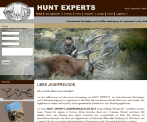 huntexperts.com: Liebe Jagdfreunde, 
Joomla! - dynamische Portal-Engine und Content-Management-System