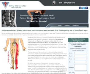 jacksonvillesciatica.com: Jacksonville sciatica chiropractic treatment, care, support, sciatica surgery, sciatica pain relief
Get Jacksonville sciatica chiropractic support for sciatica surgery and sciatica diagnosis from Ortega Chiropractic Clinic. Get more on Jacksonville sciatica chiropractic care and pain relief exercises.