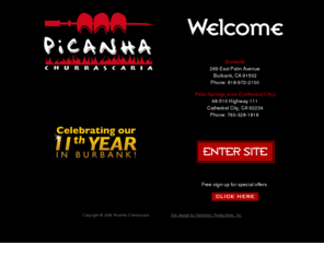 picanharestaurant.com: Picanha Churrascaria, Brazilian barbecue
Picanha Restaurant serves traditional Brazilian style churrascaria barbecue (steak house) and complete Brazilian cowboy dining experience. Located in Burbank and Catherdral City near Palm Springs