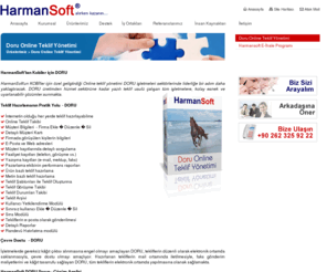 teklifyonetimi.com: Harman Soft | Doru Teklif Yönetimi
HarmanSoft  kobiler için özel geliştirdiği online teklif Yönetimi formu