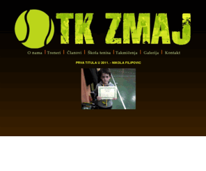 tkzmaj.com: Tenis Klub Zmaj
