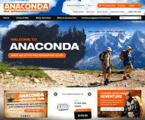 anacondaadventure.com: Anaconda - Australia's Largest Camping & Adventure Superstore
With the widest range of camping, outdoor and adventure gear in Australia at the best prices - The adventure starts here!