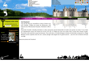 chateau-de-chambord.com: Domaine National du Château de Chambord - Chambord
Présentation du château et de son environnement. Informations pratiques et prestations proposées.