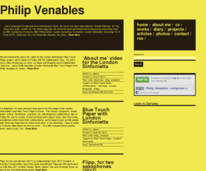 philipvenables.com: Philip Venables » composer
composer