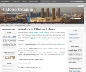 sfhu.org: Société Française d'Histoire Urbaine
Société Française d'Histoire Urbaine