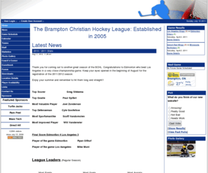 bchl05.com: Brampton Christian Hockey Leauge
This is a mySportSite sports website.