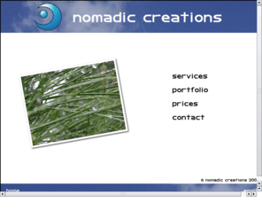 nomadic-creations.com: Nomadic Creations
I design custom websites and print media for you or your company.