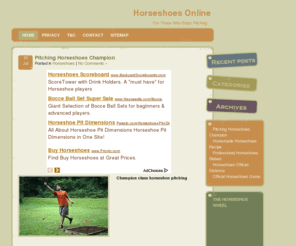 horseshoesonline.info: Horseshoes Online
Fund and Buy Horseshoes Online Horseshoes Online