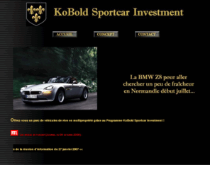 vankobold.com: Acheter une voiture de luxe en multipropriété: Ferrari, Porsche, Bentley, Maserati, Lamborghini...
Acheter une Ferrari F599 GTB, une Porsche Carrera GT, une Lamborghini Gallardo, une Bentley Continental GT ou une Aston Martin Vanquish en copropriété dans le cadre d'un Club select en Ile de France.