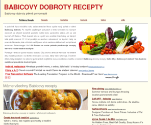 babicovydobroty-recepty.cz: Babicovy dobroty Recepty
Babicovy dobroty recepty - všechny nápady z televizní show.