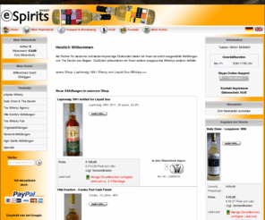 dailydram.de: eSpirits -  Whiskyabfüllungen von Daily Dram & The Nectar, Orignal Bottlings & Single Malt Specials
Auf dailydram.de finden Sie ausgesuchte Whiskys der gleichnamigen Dram-Collection von The Nectar /  Belgien. Deutsche Kunden können diese exklusiv über unseren Shop beziehen. Darüber hinaus bieten wir  Ihnen ausgesuchte Originalabfüllungen und andere interessante Whisky Specials an.