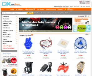 dealextr.com: Cool Gadgets at the Right Price - Worldwide Free Shipping - DealExtreme
Online shopping for cool gadgets at the right price. Buy cheap computers, electronics, car accessories, cellphones, iPhone, apparels and home gadgets on DealExtreme, free shipping for all orders.