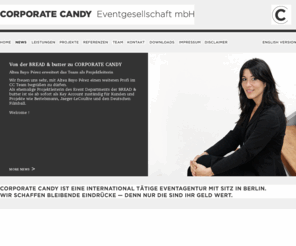 eventgesellschaft-rathjen.com: Corporate Candy
Corporate Candy Eventgesellschaft mbH is an internationally active event agency based in Berlin specialising in business events.