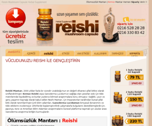 reishisatis.com: Kırmızı Reishi - Ölümsüzlük Mantarı'nı Sizde Keşfedin
Ganoderma lucidum ya da Ling Zhi olarak da bilinen, uzakdoğunun uzun ve sağlıklı yaşam sırrı Reishi Mantarını Türkiye'de Bakanlık Onaylı üretiyoruz...