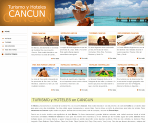 turismohotelescancun.com: Cancun

En Mxico, precisamente en el estado de Quintana Roo, se encuentra Cancn. Esta ciudad ubicada en una isla prxima a la costa del Caribe 