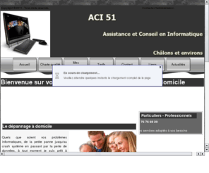 aci51.com: ACI 51 Hugues MENETRIER
Assistance et Conseil en Informatique  domicile Chlons et environs