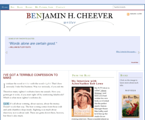 benjaminhcheever.com: Ben Cheever's official site | Benjamin H. Cheever
Home page for writer Benjamin H. Cheever's website