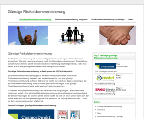 guenstigerisikolebensversicherung.com: Günstige Risikolebensversicherung
Günstige Risikolebensversicherung - Mit dem Risikolebensversicherung Vergleich finden Sie eine günstige Risikolebensversicherung