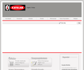 kayalarmutfak.com.tr: Kayalar Mutfak
Kayalar Mutfak: Mutfak ekipmanları, sanayi tipi ve endüstriyel mutfak gereçleri satan ve üreten bir firmadır.