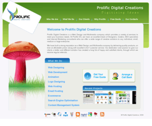 prolificdc.co.uk: Prolific Digital Creations
Prolific Digital Creations is a Web Design and Multimedia company which provides a variety of services to meet your business needs.
