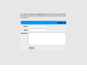 spacecraftrental.com: range.ws
Hier entsteht range.ws