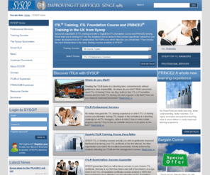 sysopservicemanagement.com: itil courses | itil managers | itil v3 | itil management | itil training | itil trainer
We offer a full range of ITIL Courses, including ITIL Foundation Courses, ITIL Management Courses and ITIL Certificate qualifications. Complete ITIL training with an ITIL trainer including ITIL V3