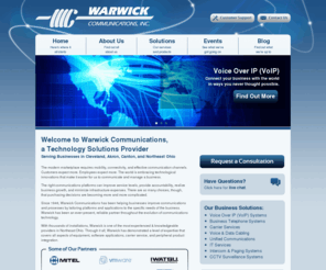 warwickcommunications.com: VoIP, Business Telephone Systems, & Networks | Warwick Communications, Inc. | Cleveland, Ohio
Warwick Communications offers solutions for Voice Over IP (VoIP), Business Telephone Systems, Networks, and IT Services to businesses throughout Cleveland and Northeast Ohio.