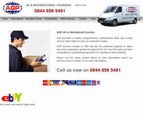 agp-couriers.com: AGP Couriers
AGP Couriers, Worcestershire based courier company