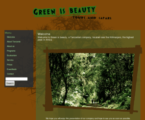 green-is-beauty.com: Green is beauty - tours and safari
Tours and safari in Tanzania, Africa