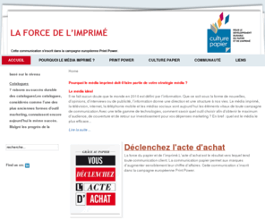 laforcedelimprime.fr: La force de l'imprimé
Campagne Print Power en France : la force de l'imprimé