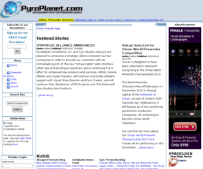 pyroplanet.org: PyroPlanet.com - World's Fireworks News, Information and Directory
World's Fireworks News, Information and Directory